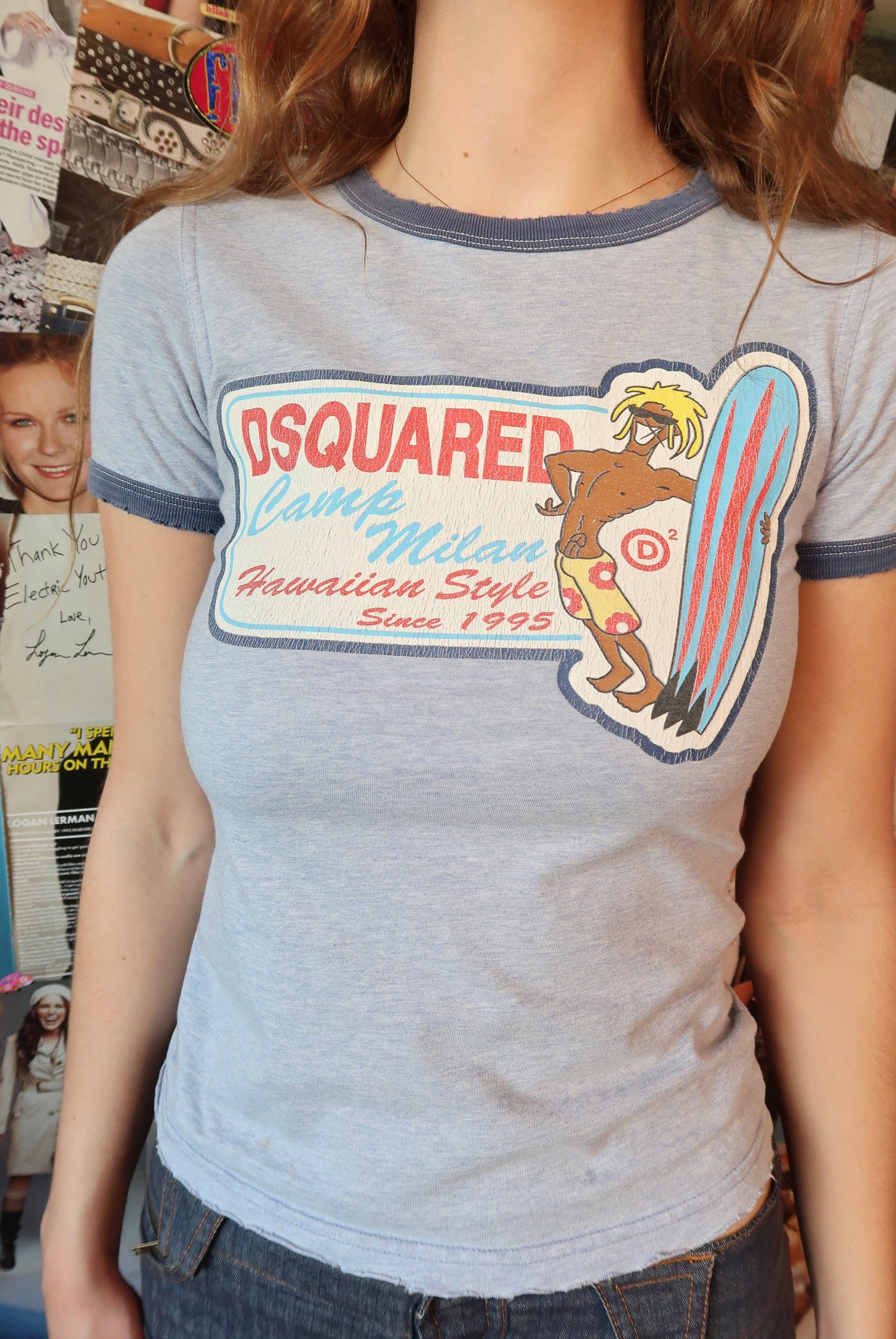 DSQUARED2 HAWAIIAN T-SHIRT
