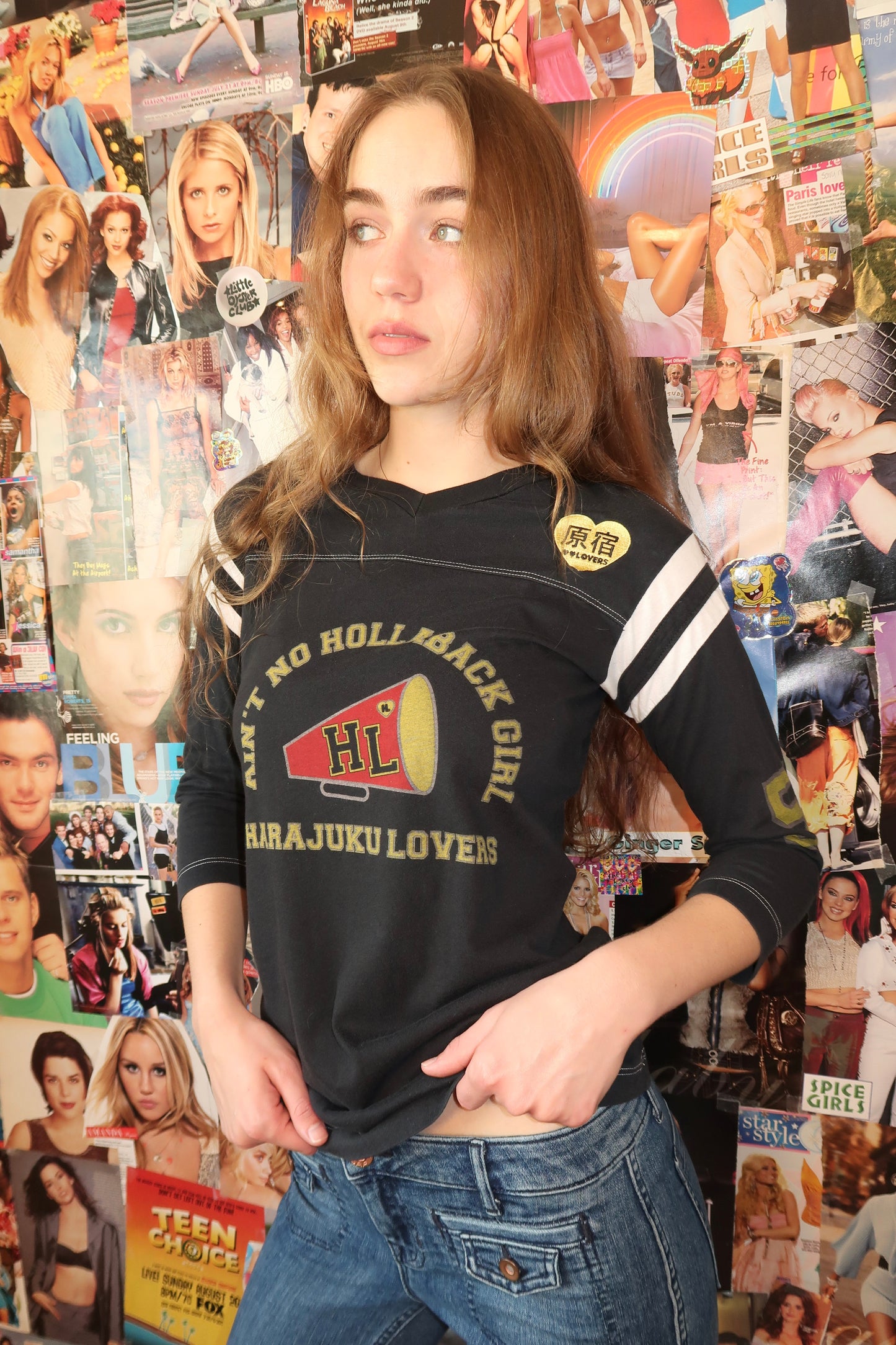 HOLLABACK GIRL BASEBALL TOP