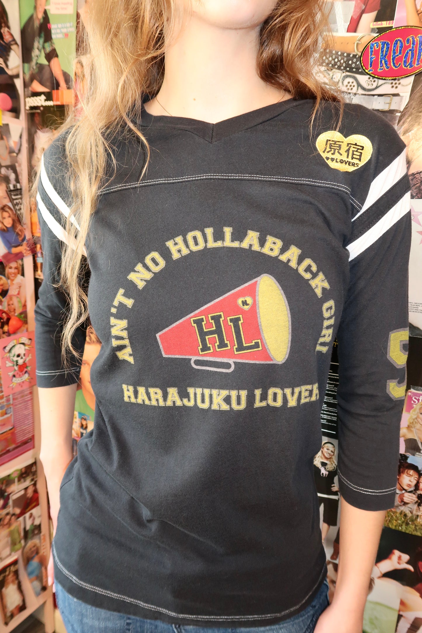 HOLLABACK GIRL BASEBALL TOP