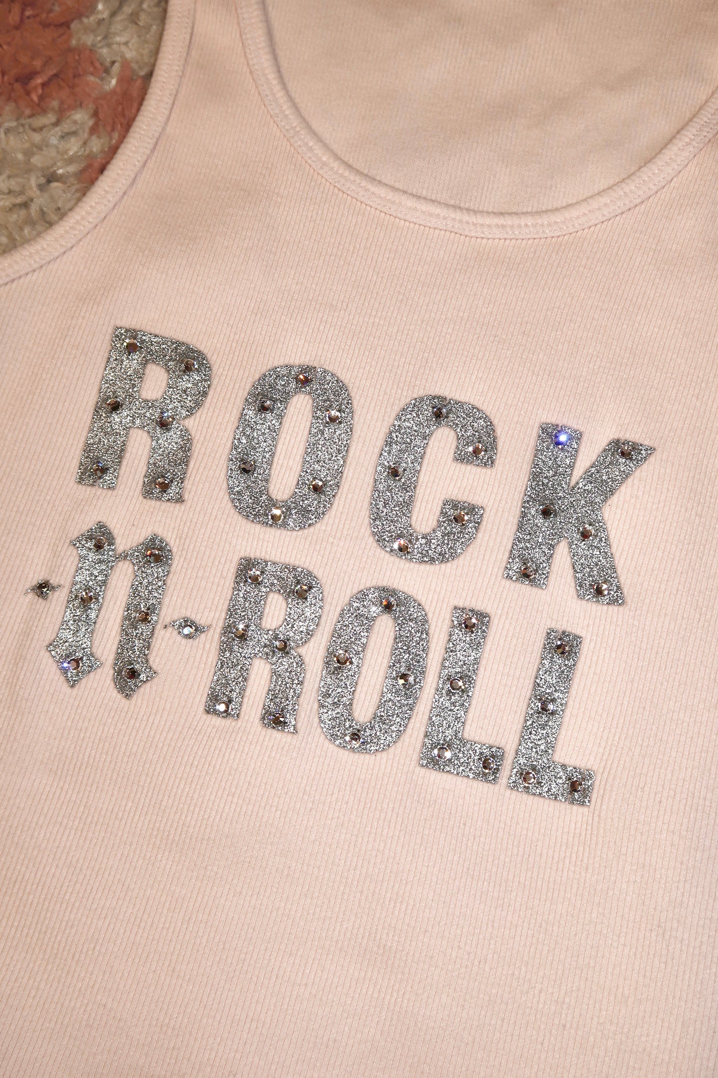 Y2K BEDAZZLED ROCK TANK