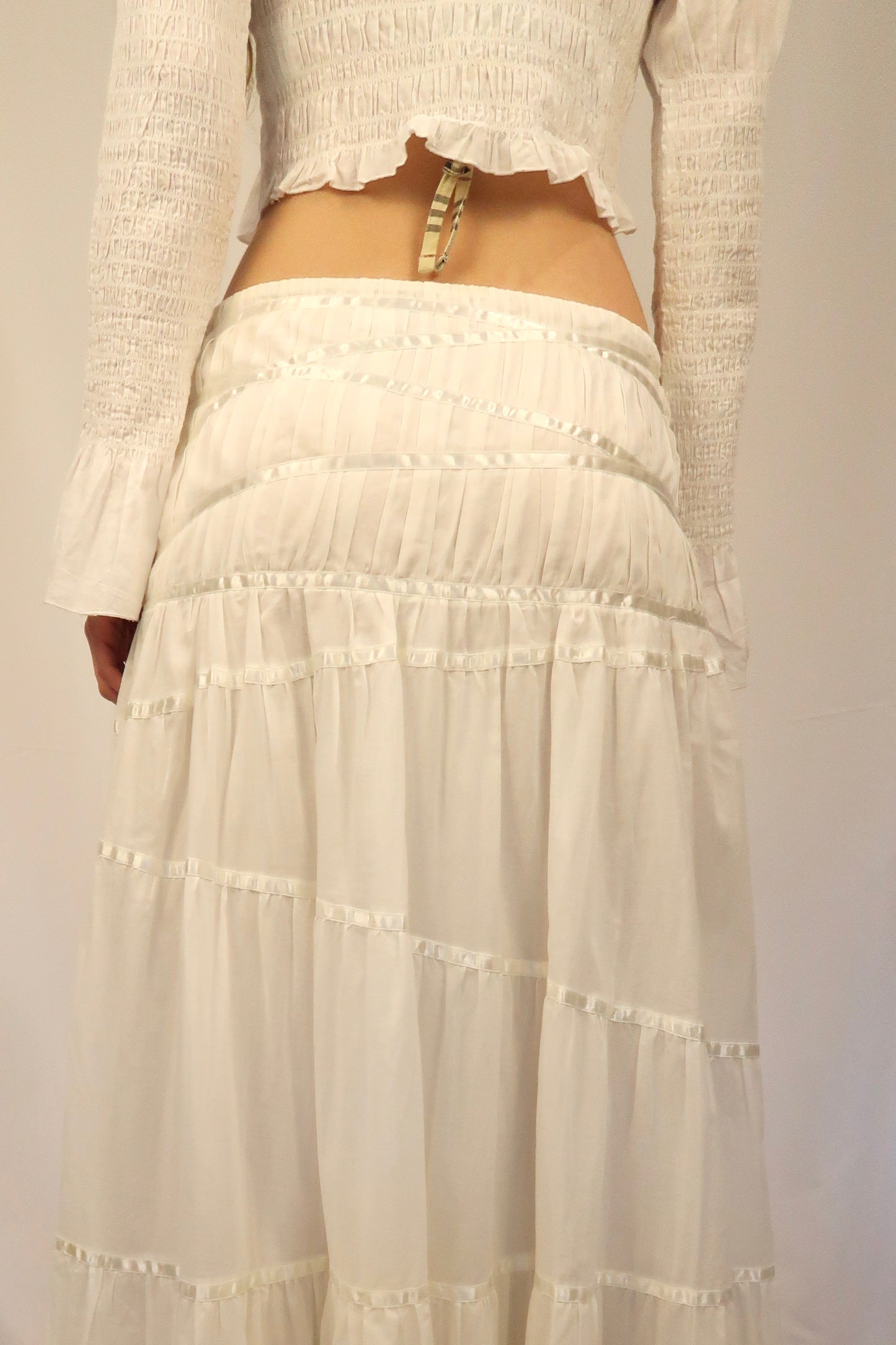VINTAGE BEBE PRAIRIE SKIRT