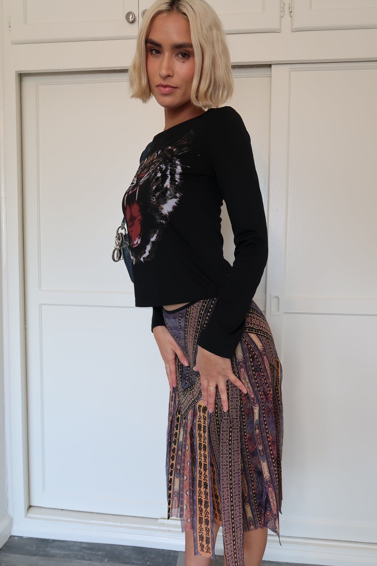 Y2K SPARKLE GRRRRL TOP