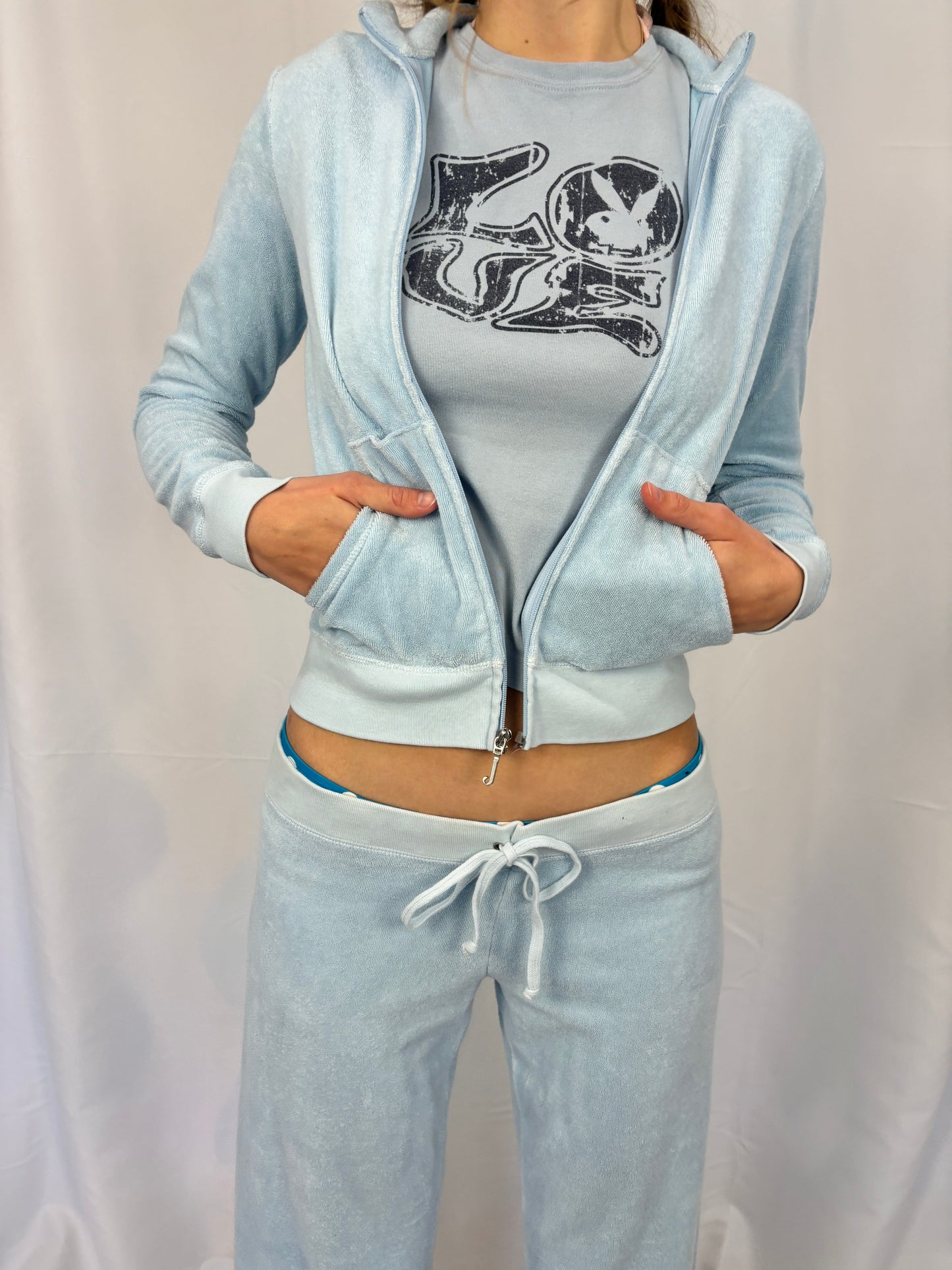 JUICY COUTURE AQUAMARINE CAPRI TRACKSUIT