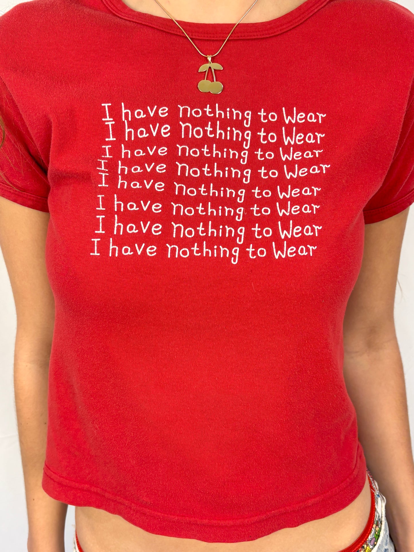 Y2K NOTHING TO WEAR T-SHIRT