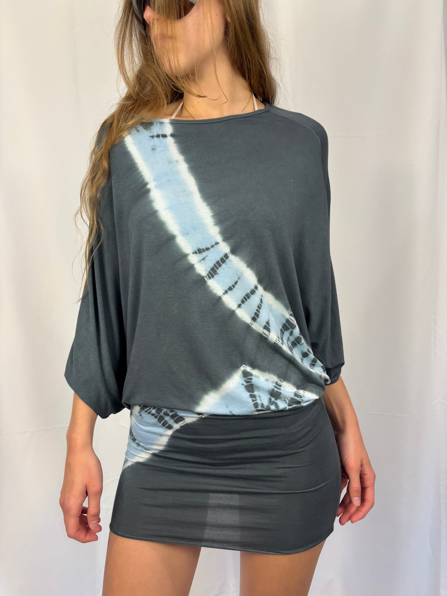 Y2K SIREN TIE-DYE DRESS