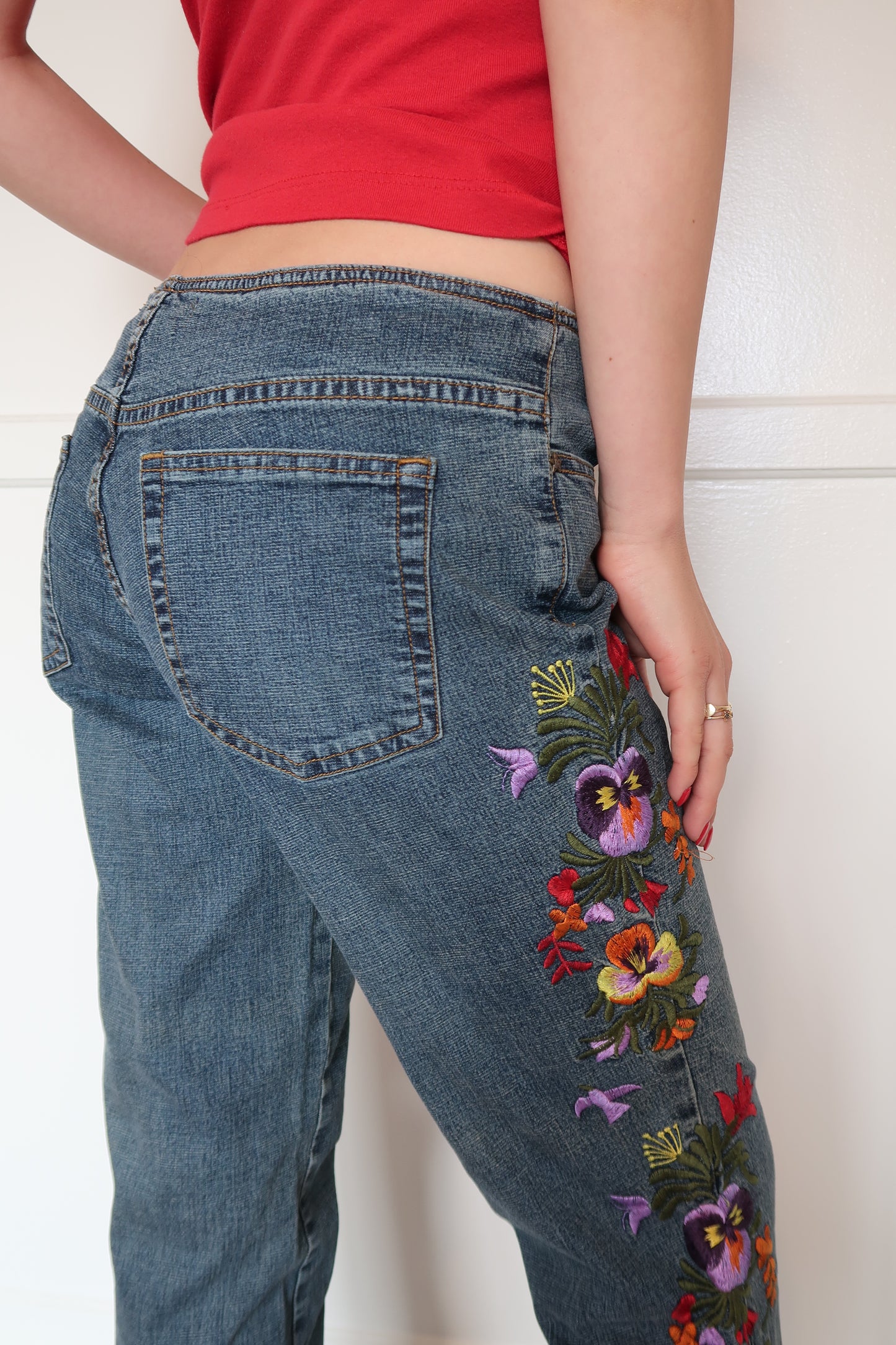 Y2K FULL BLOOM JEANS