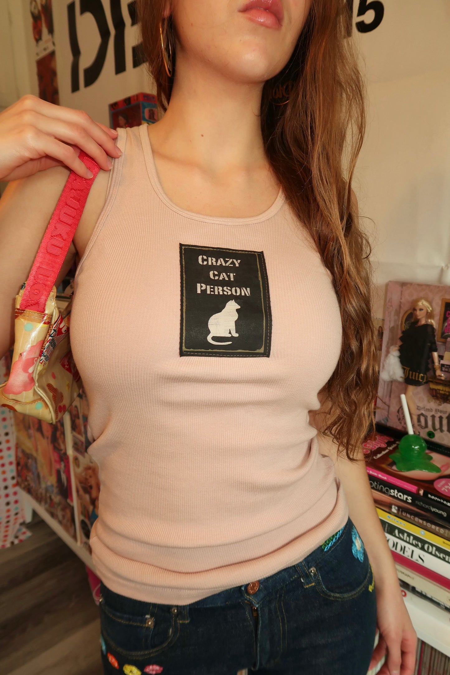 Y2K CAT LADY TANK