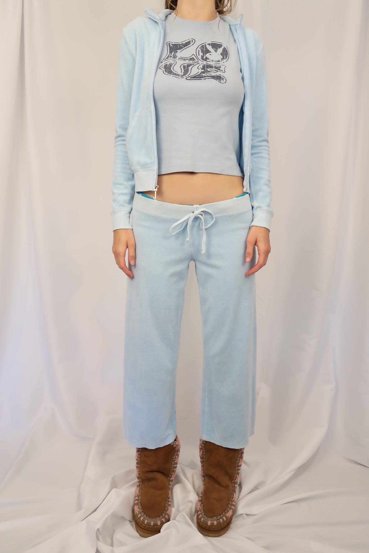 JUICY COUTURE AQUAMARINE CAPRI TRACKSUIT