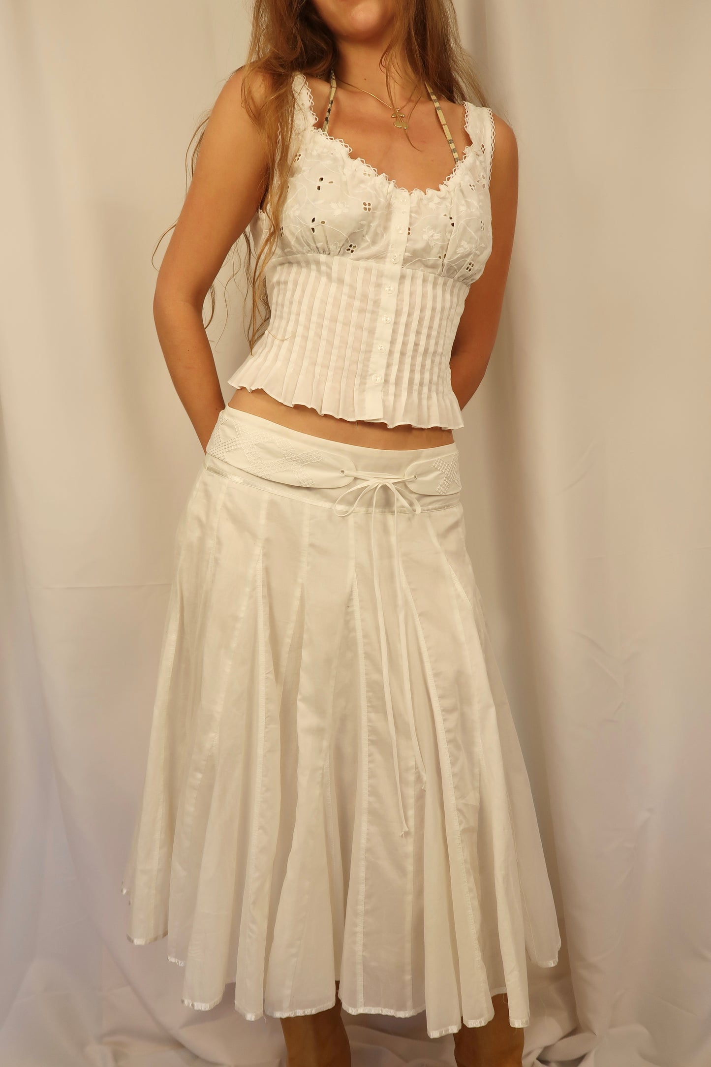 Y2K PIÑA COLADA SKIRT