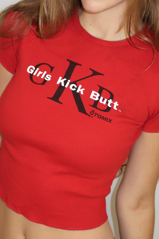 Y2K GIRLS KICK BUTT SHIRT