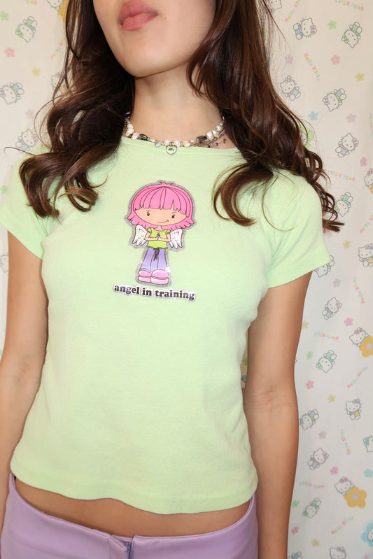 Y2K ANGEL IN TRAINING TEE