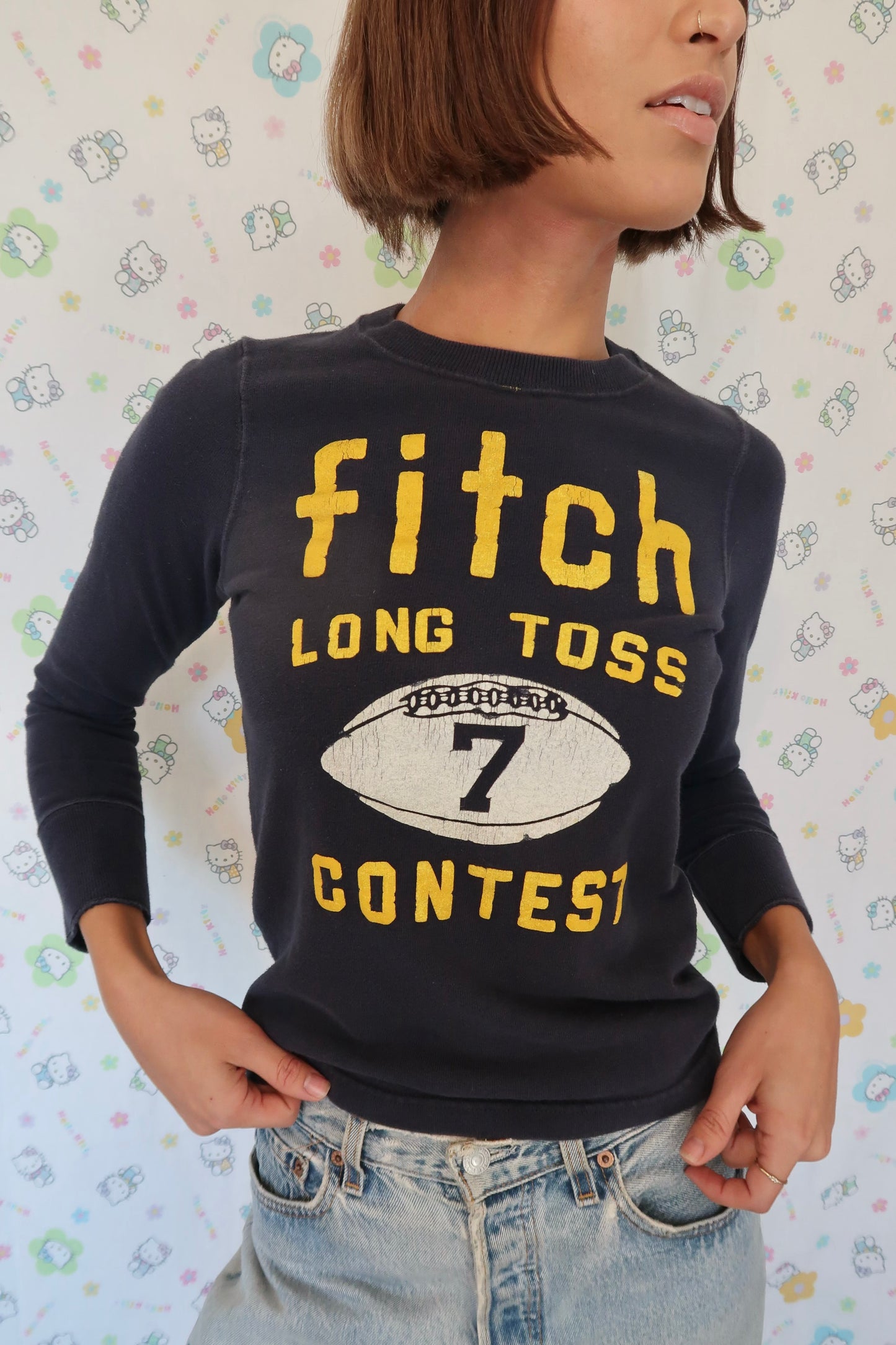 VINTAGE A&F FOOTBALL SHIRT