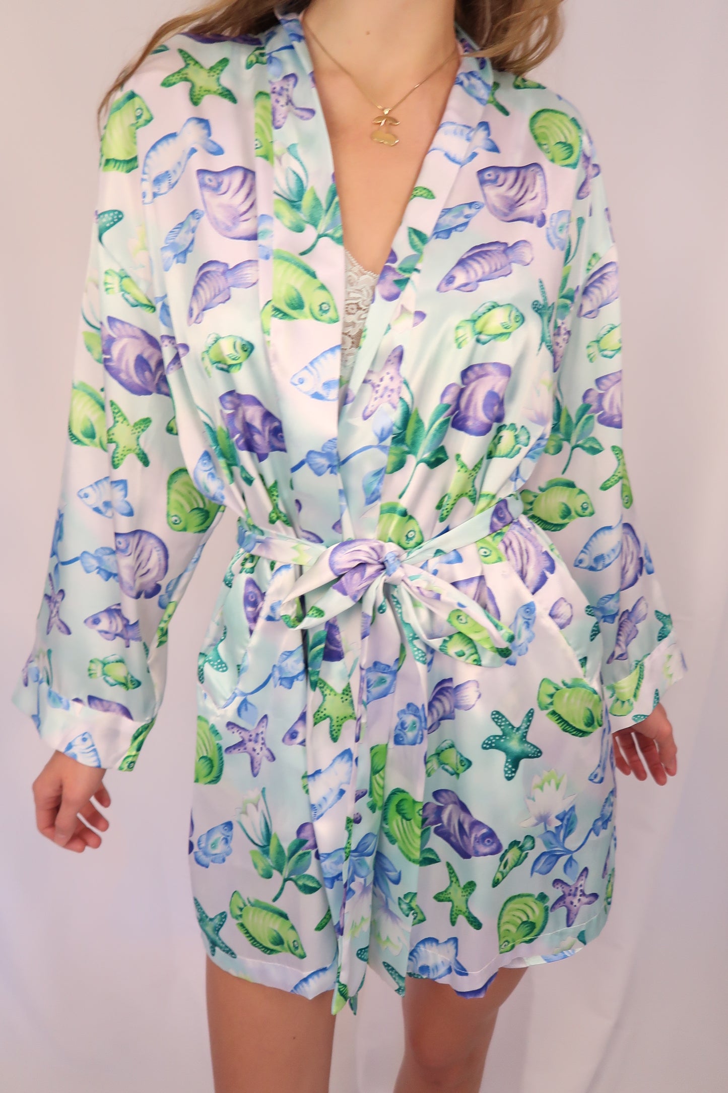1996 VICTORIA’S SECRET UNDER THE SEA ROBE SET