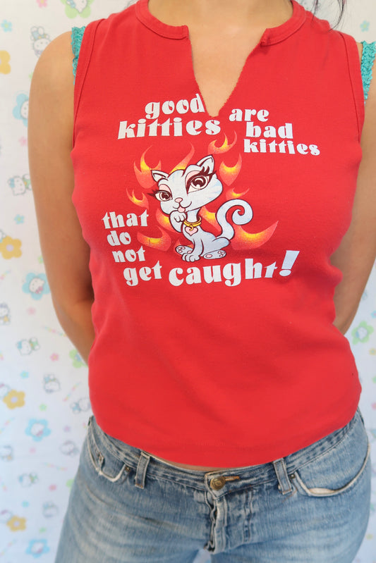 Y2K BAD KITTY TANK