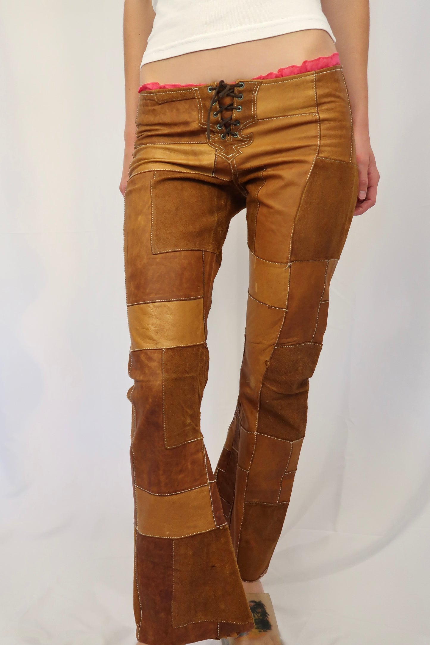 VINTAGE ELECTRIC BARBARELLA PATCHWORK PANTS