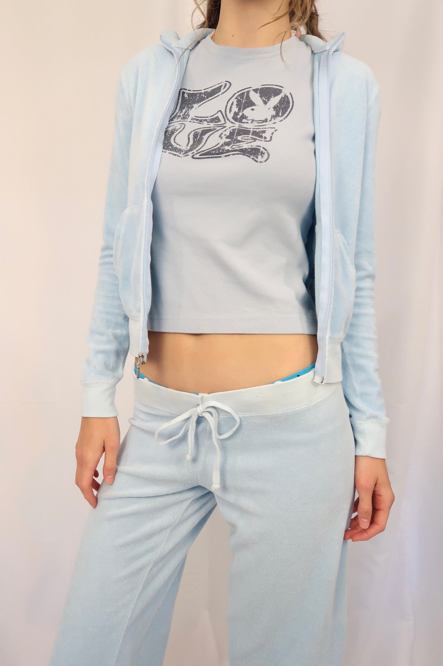 Y2K BLUE MOON PLAYBOY TEE