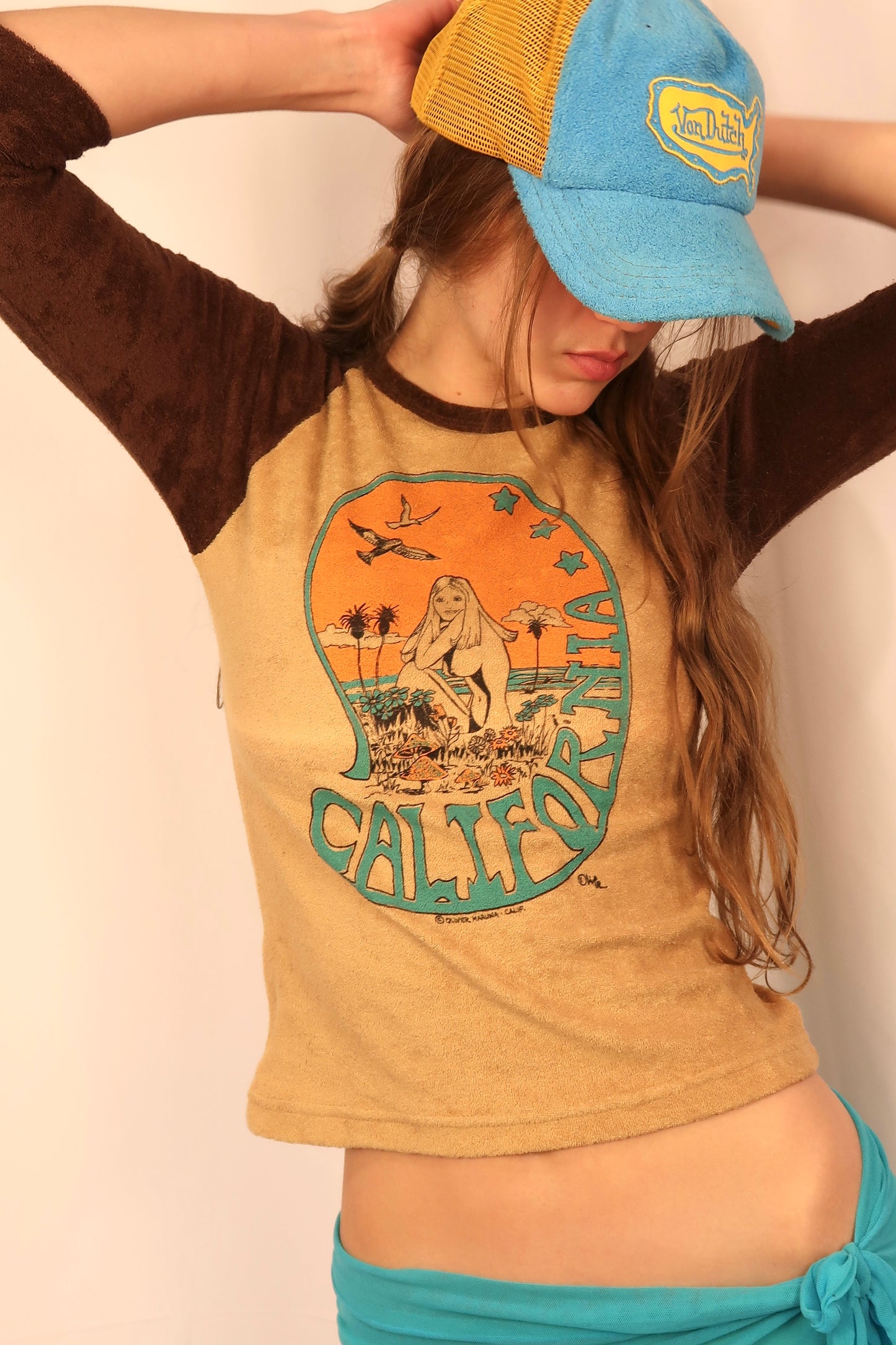 VINTAGE CALI GIRL TERRY TOP