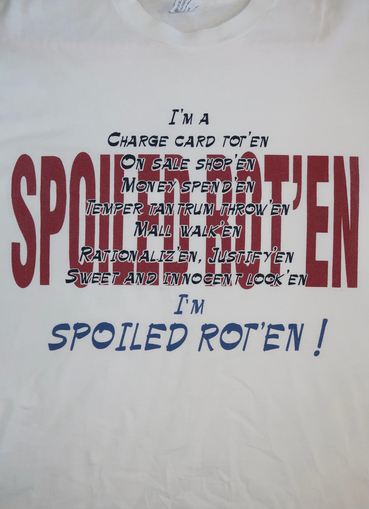VINTAGE SPOILED ROTTEN TEE