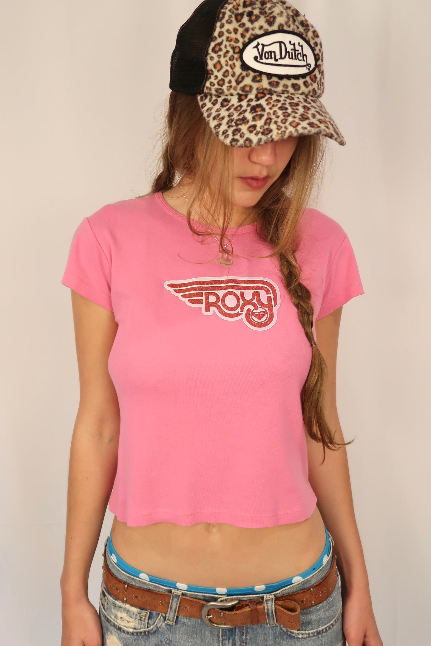 Y2K ROXY GLITTER T-SHIRT