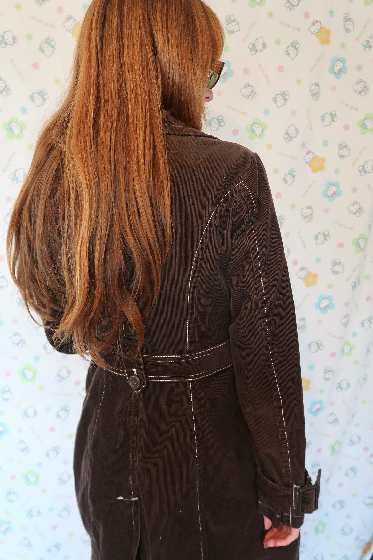 CORDUROY GINGERBREAD TRENCH