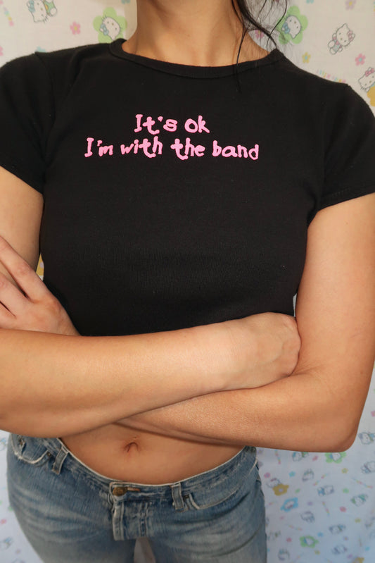 I’M WITH THE BAND TEE