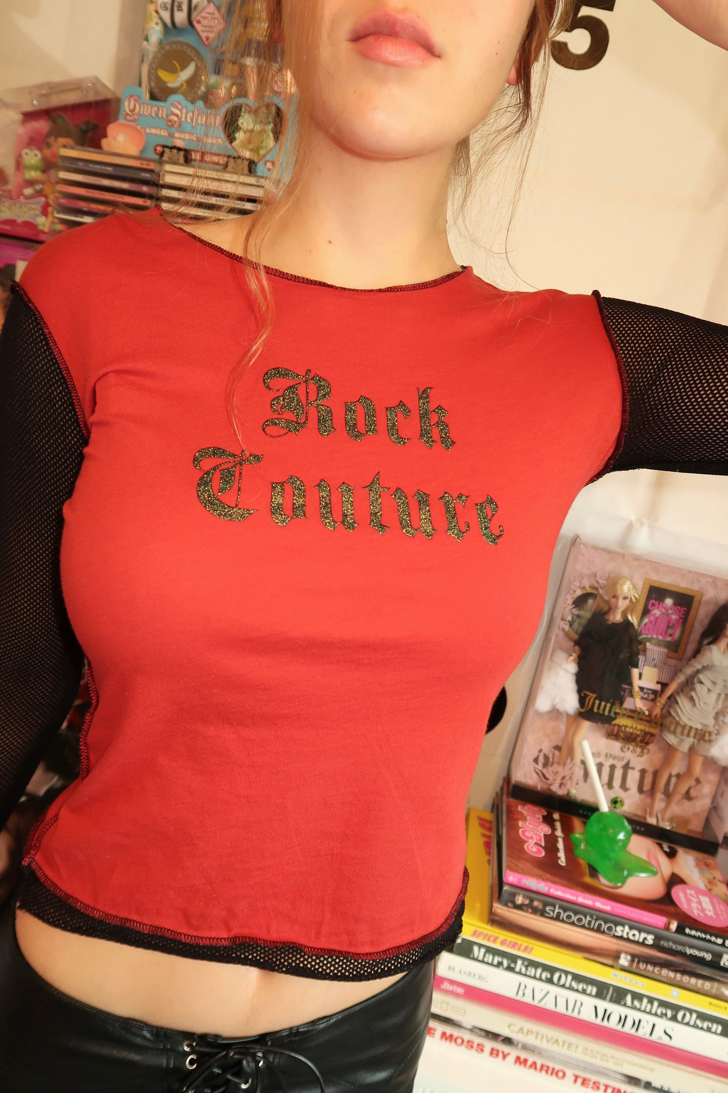 VINTAGE ROCK COUTURE TOP