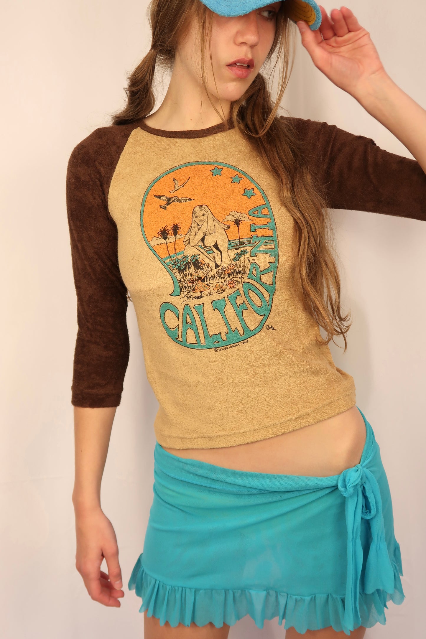 VINTAGE CALI GIRL TERRY TOP