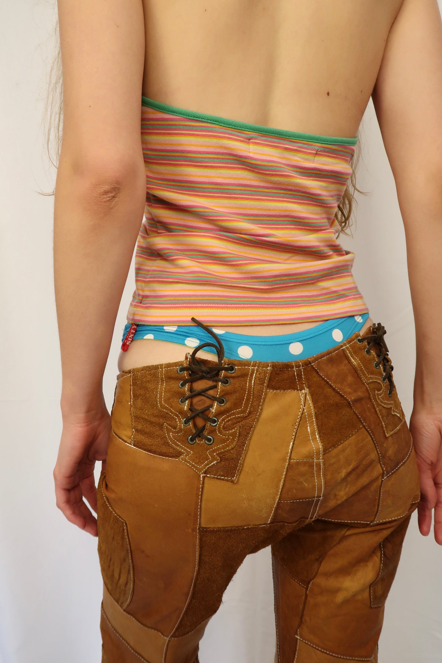 VINTAGE ELECTRIC BARBARELLA PATCHWORK PANTS