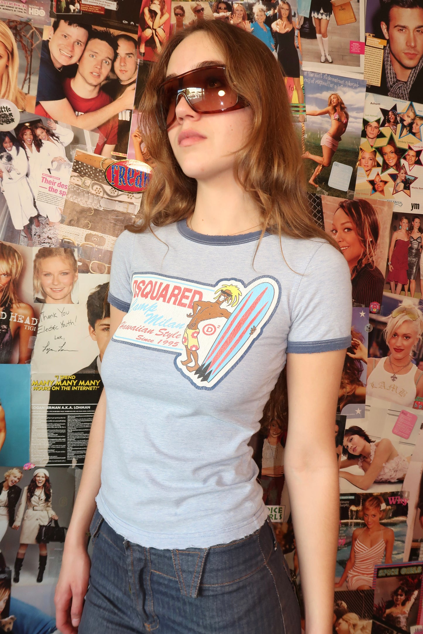 DSQUARED2 HAWAIIAN T-SHIRT