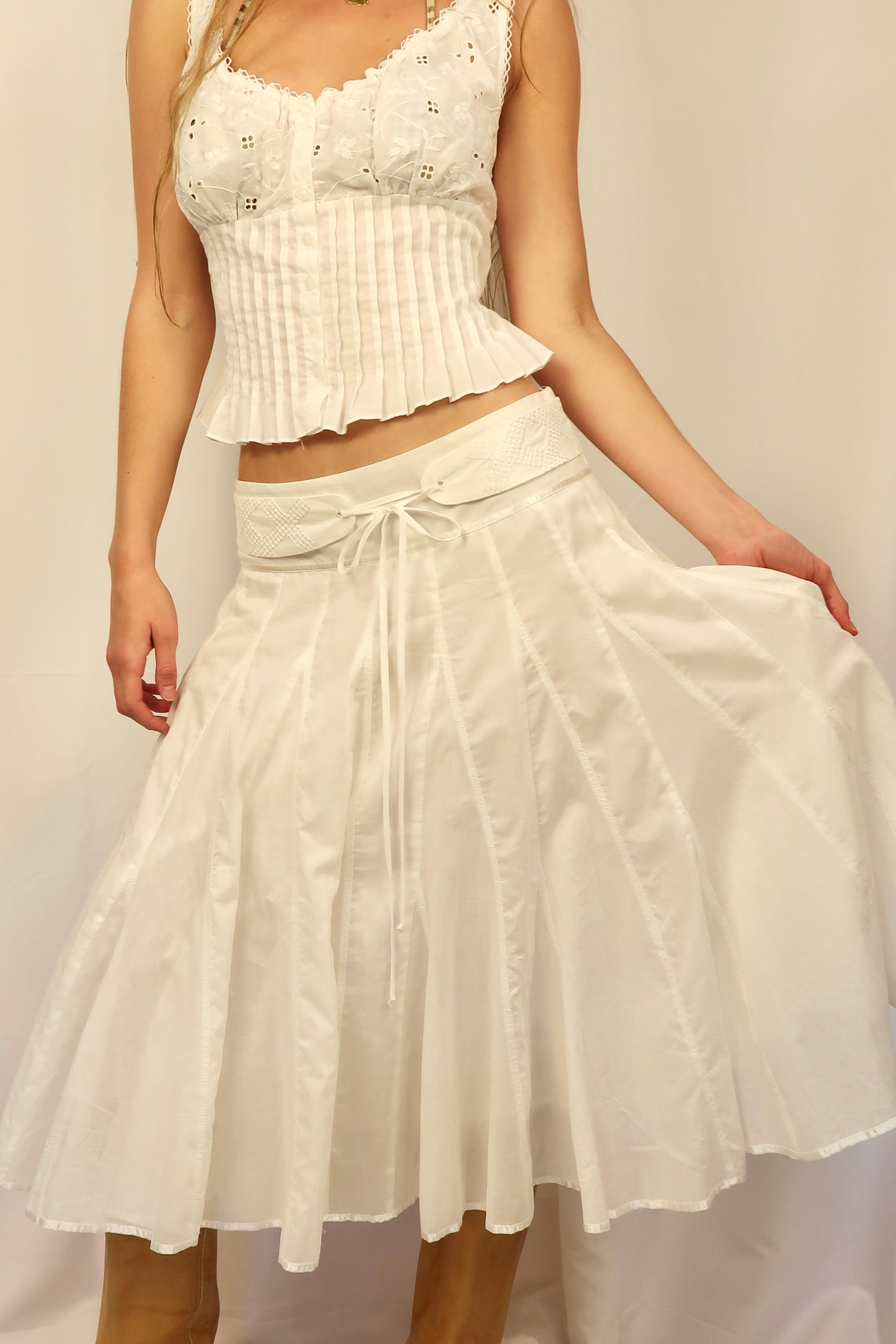 Y2K PIÑA COLADA SKIRT