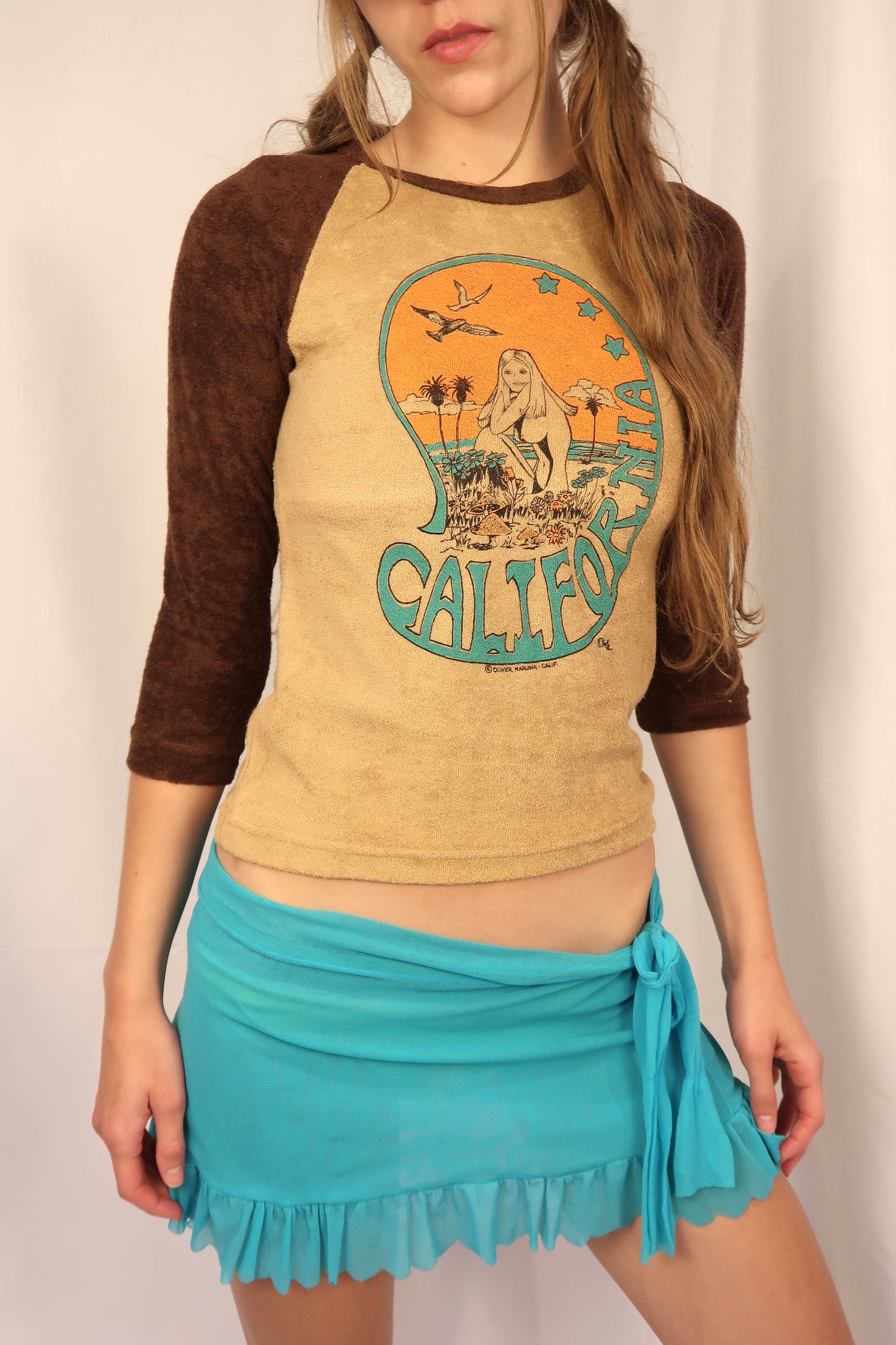 VINTAGE CALI GIRL TERRY TOP