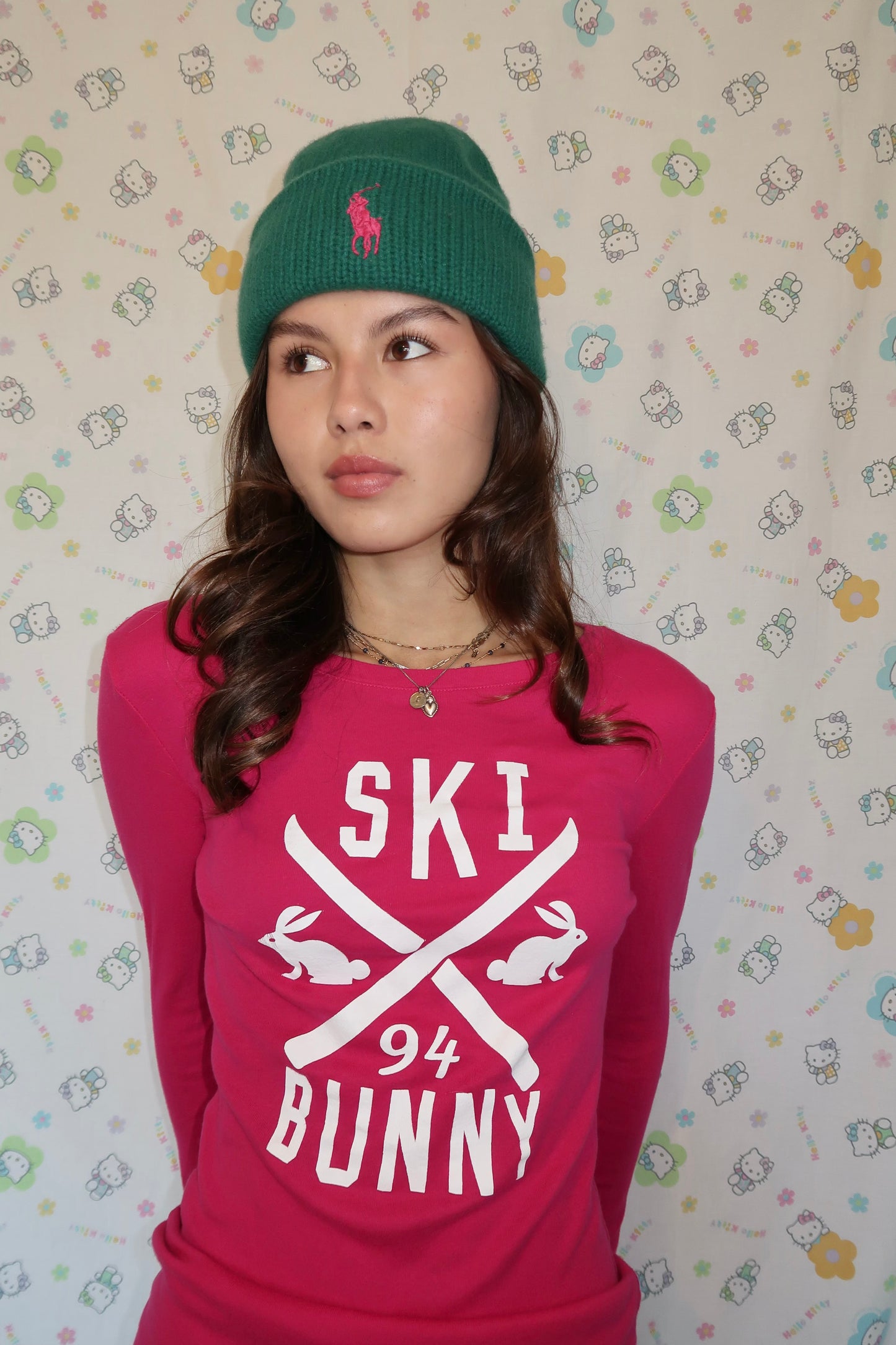 2000s SKI BUNNY SHIRT