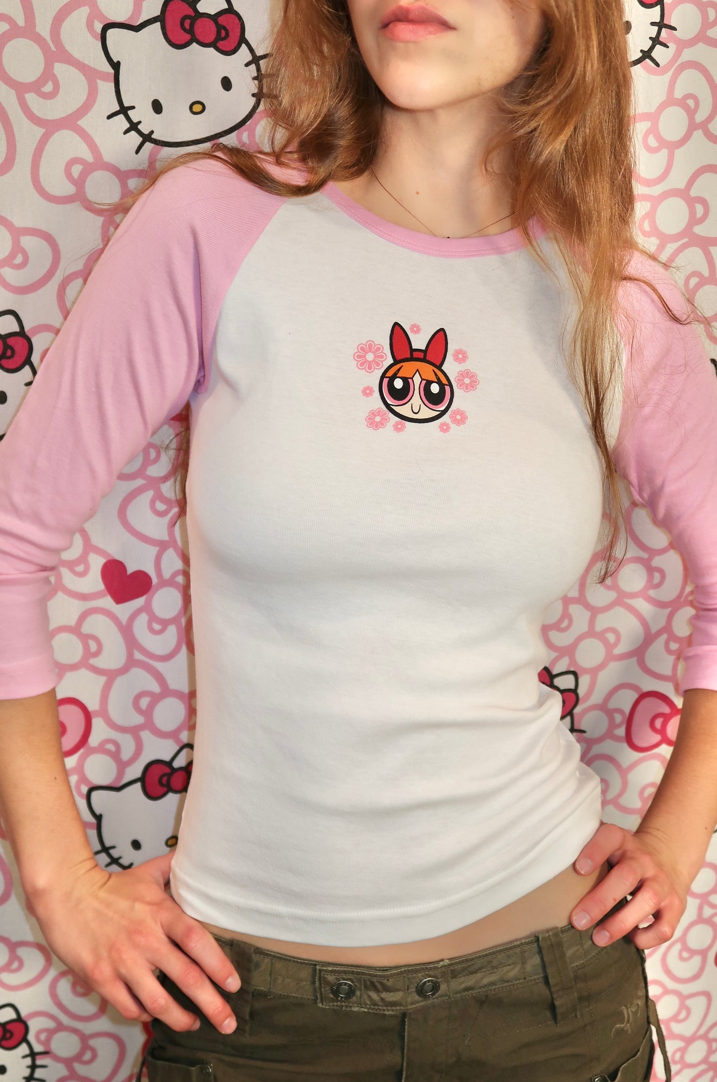 VINTAGE BLOSSOM BASEBALL TEE