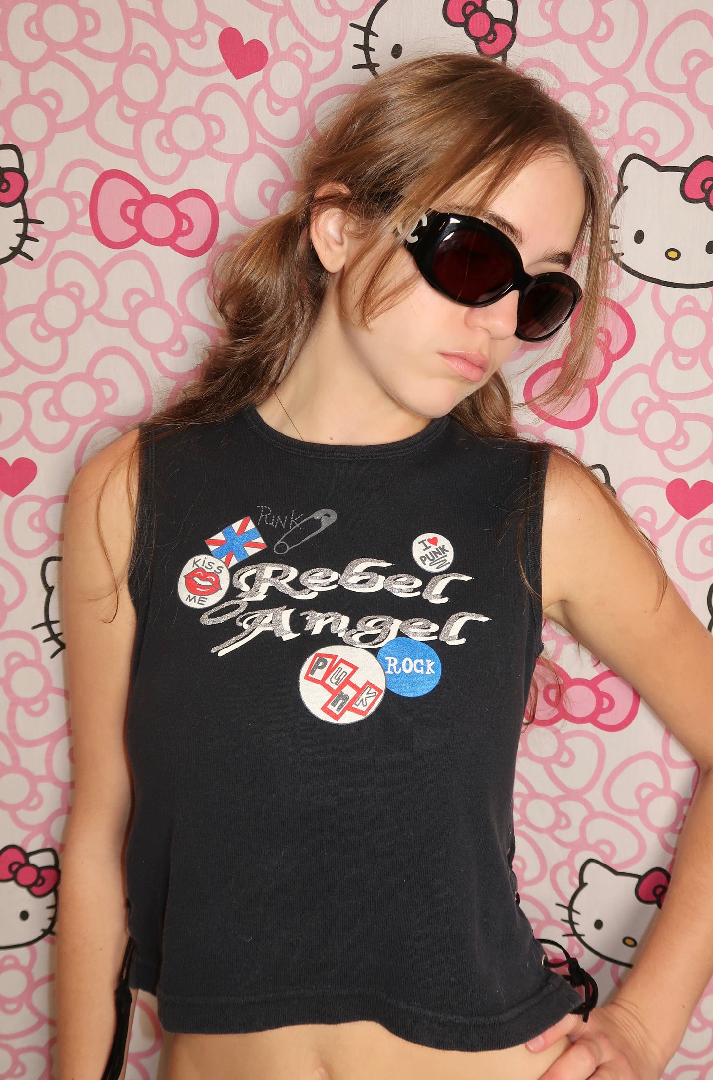 REBEL ANGEL CROP TOP