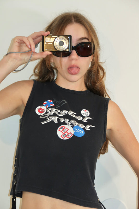 REBEL ANGEL CROP TOP