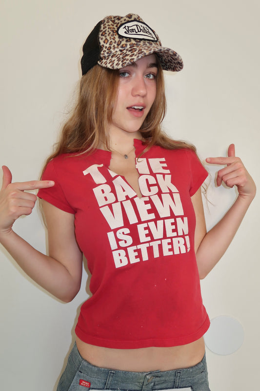 Y2K CHEEKY GRAPHIC TEE