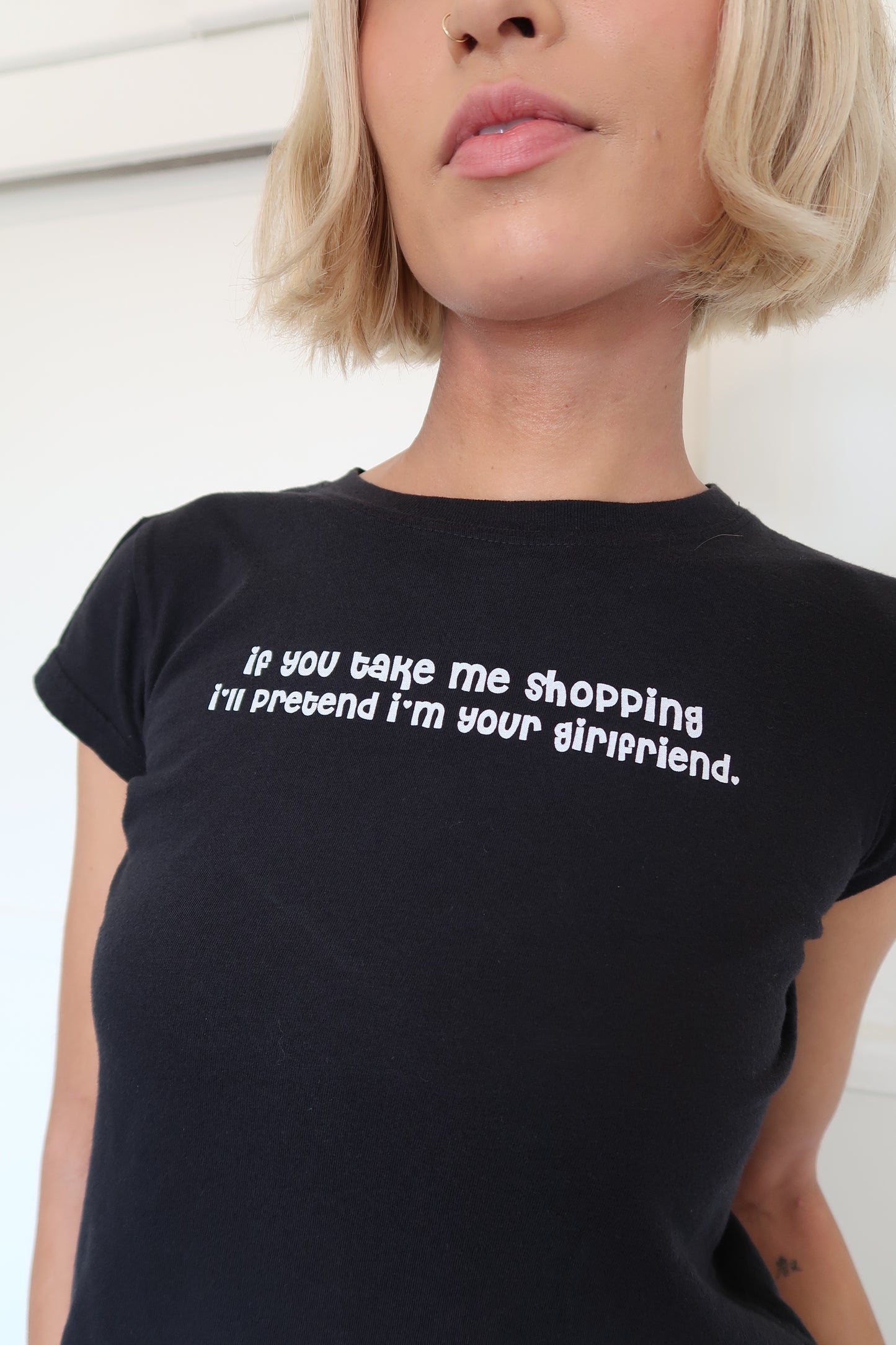 DAVID & GOLIATH SHOPAHOLIC TEE