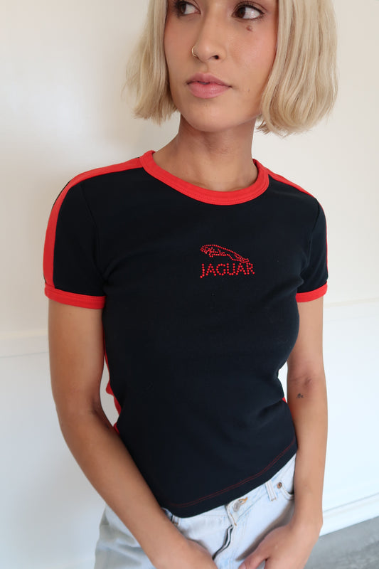 BEDAZZLED JAGUAR TEE