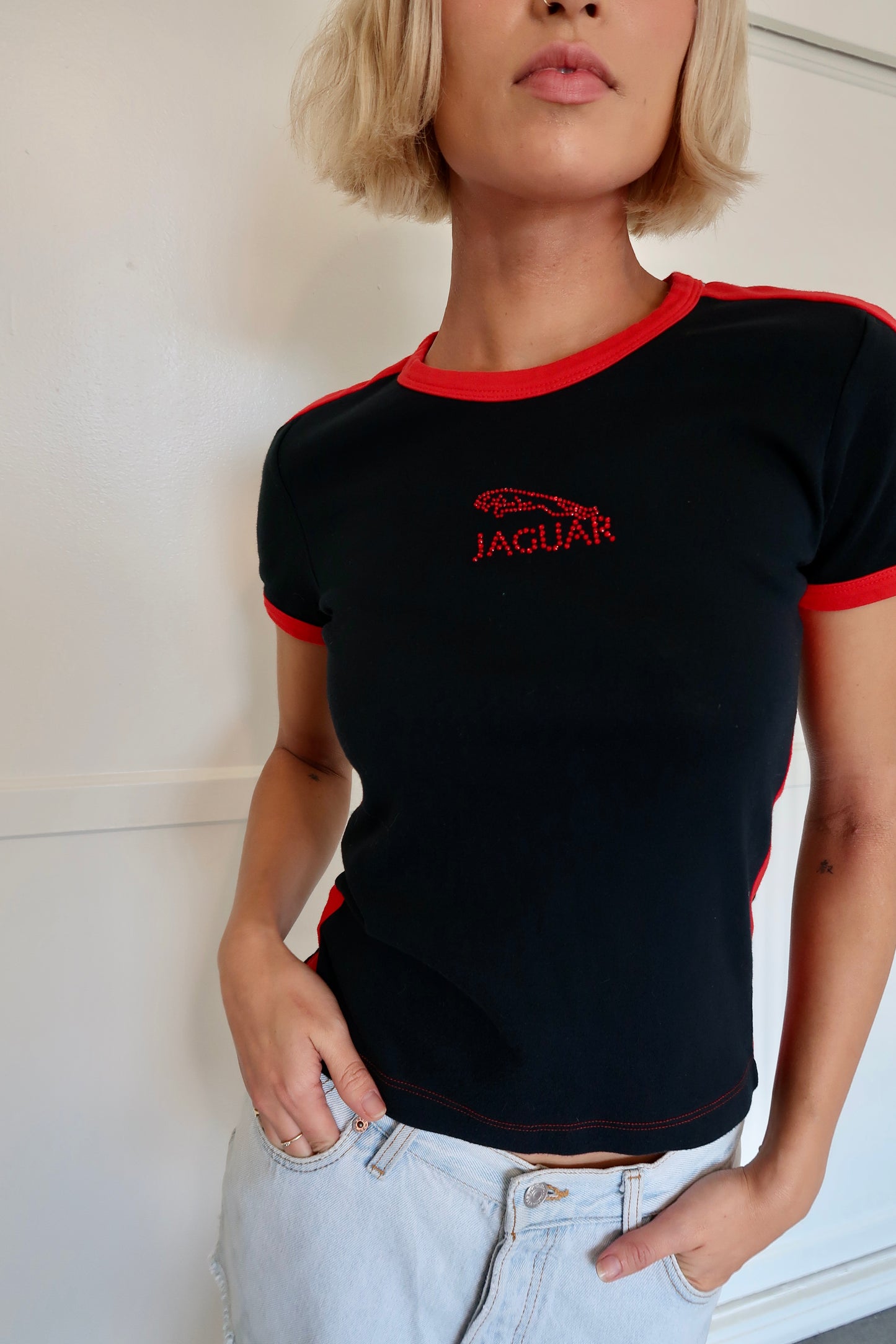 BEDAZZLED JAGUAR TEE