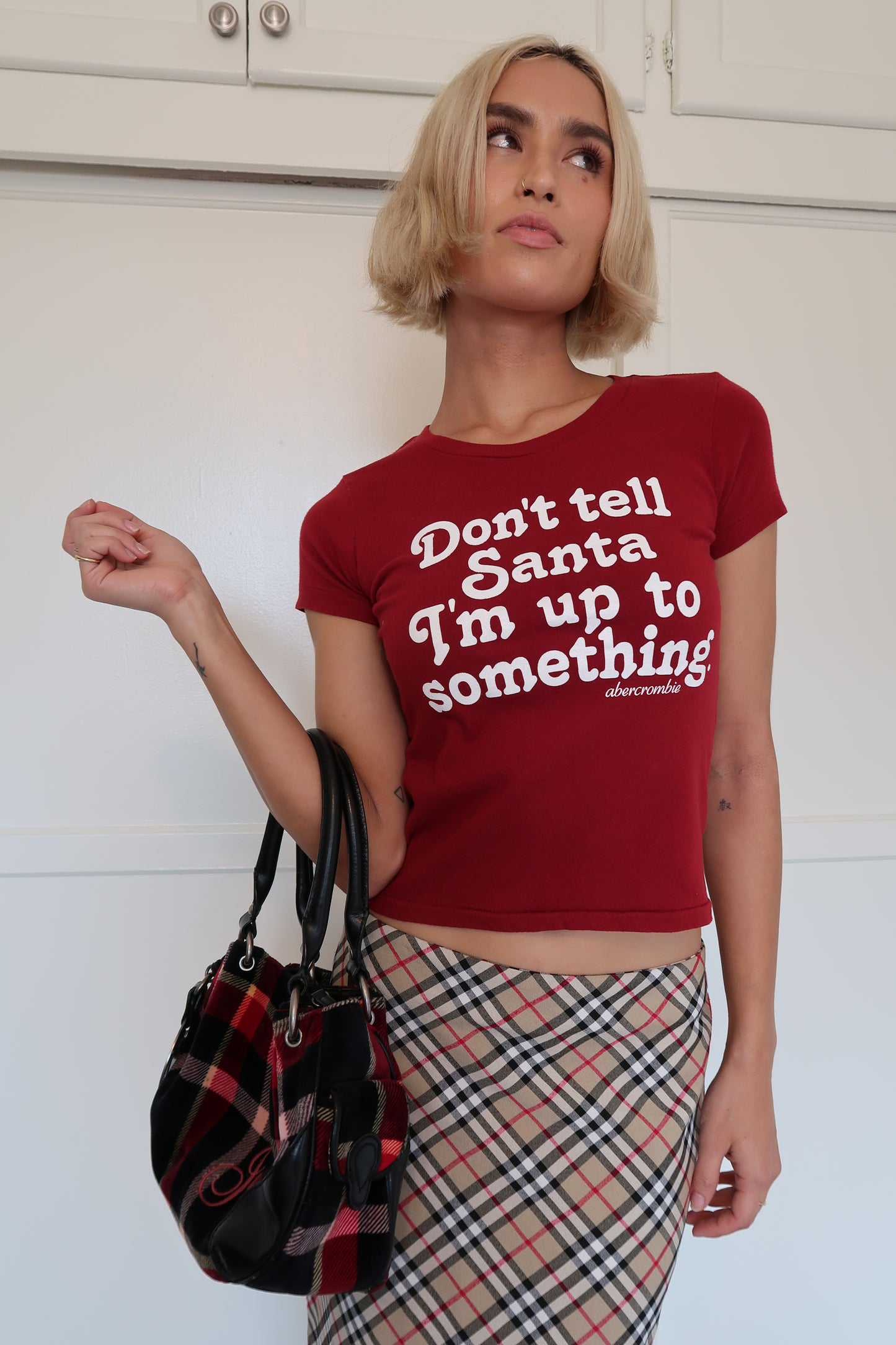 Y2K ABERCROMBIE SANTA TEE