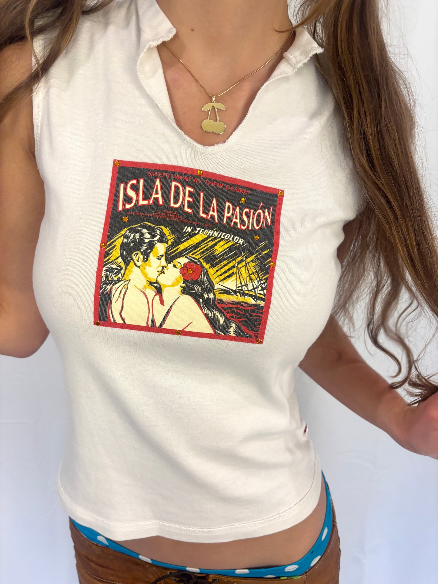 BEDAZZLED ISLA DE LA PASION TOP