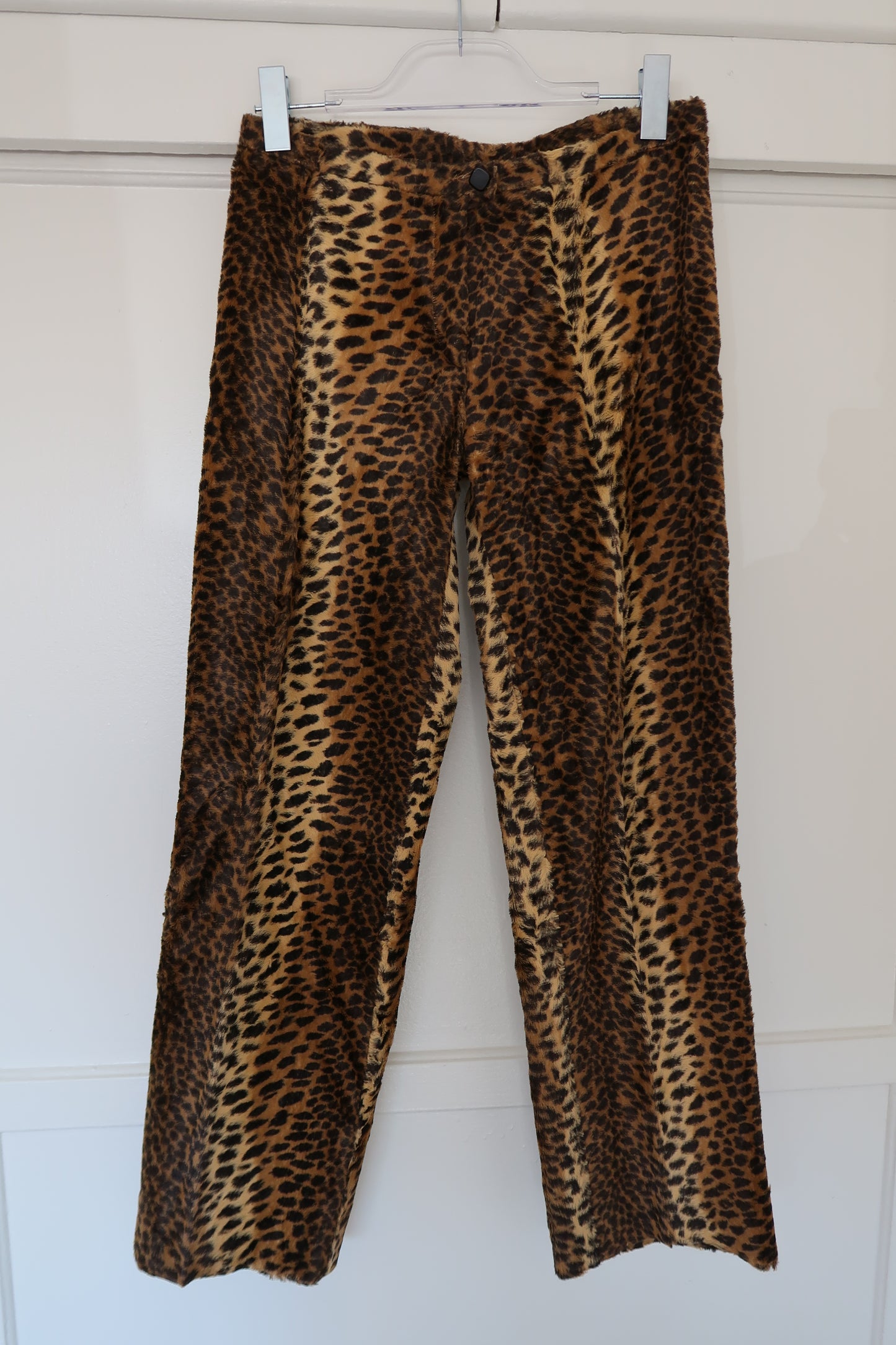 VINTAGE FUZZY LEOPARD PANT