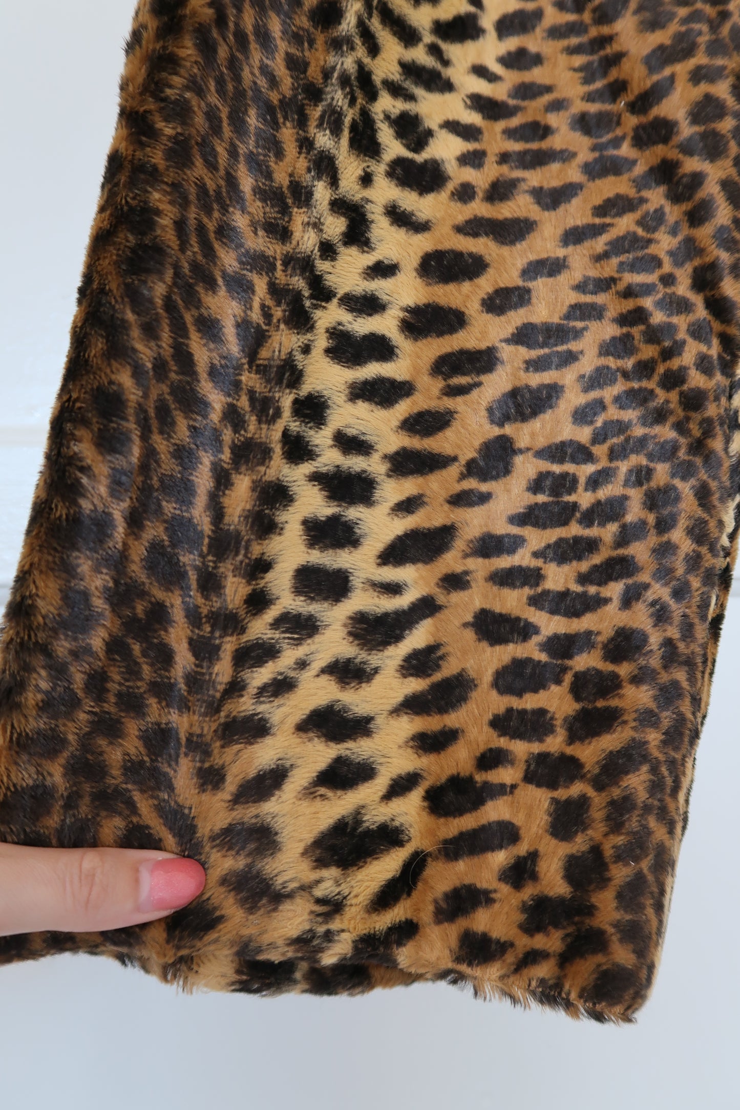 VINTAGE FUZZY LEOPARD PANT