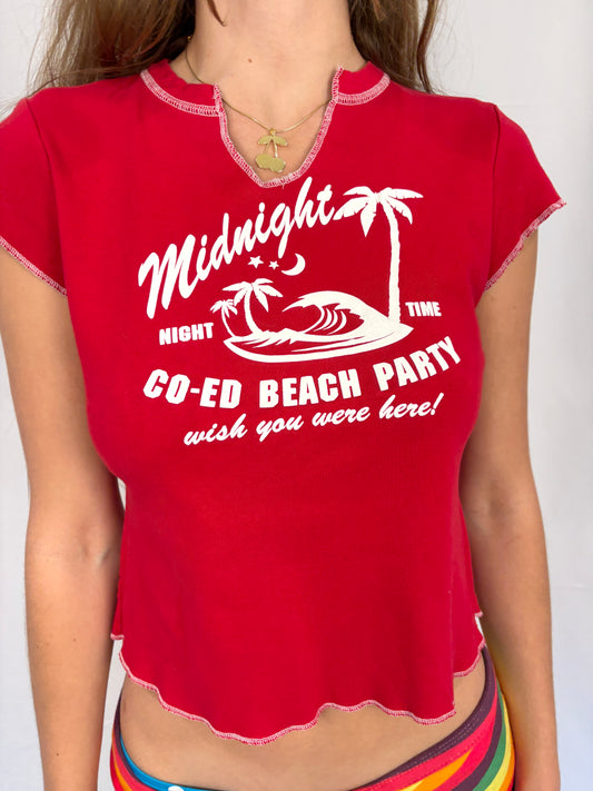 Y2K MIDNIGHT BEACH PARTY T-SHIRT