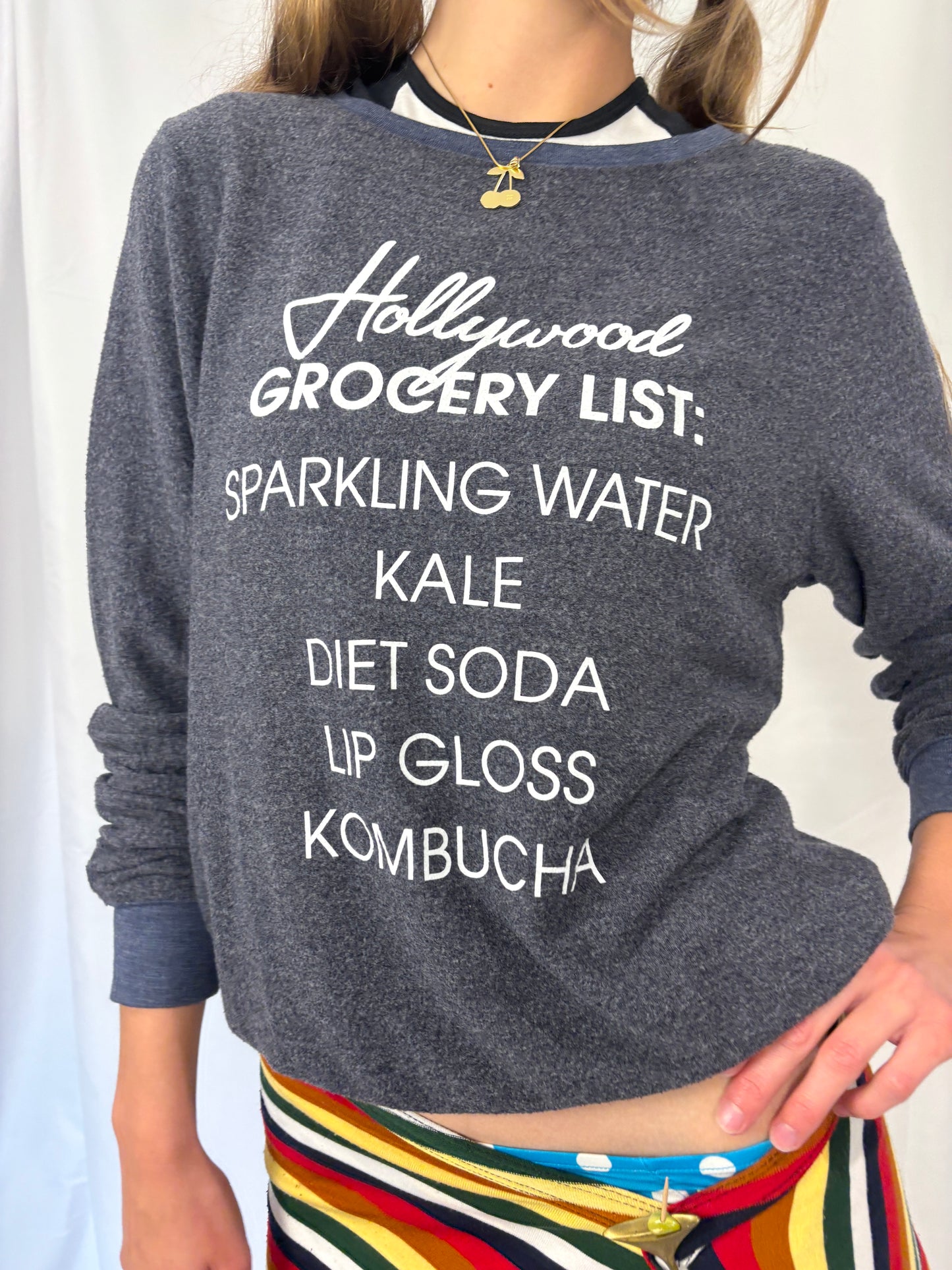 HOLLYWOOD GROCERY LIST JUMPER