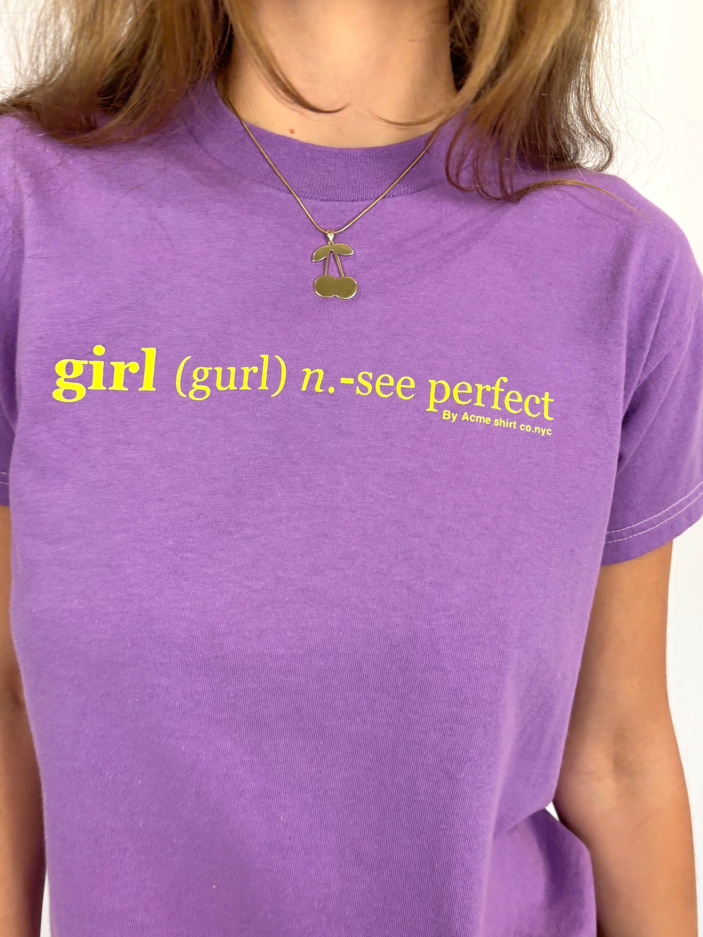VINTAGE DEFINE A GIRL SHIRT