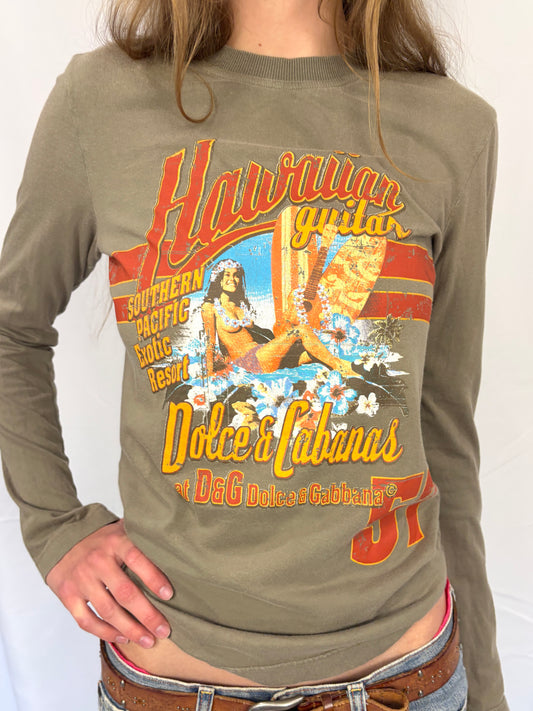 VINTAGE DOLCE & CABANAS LONG-SLEEVE