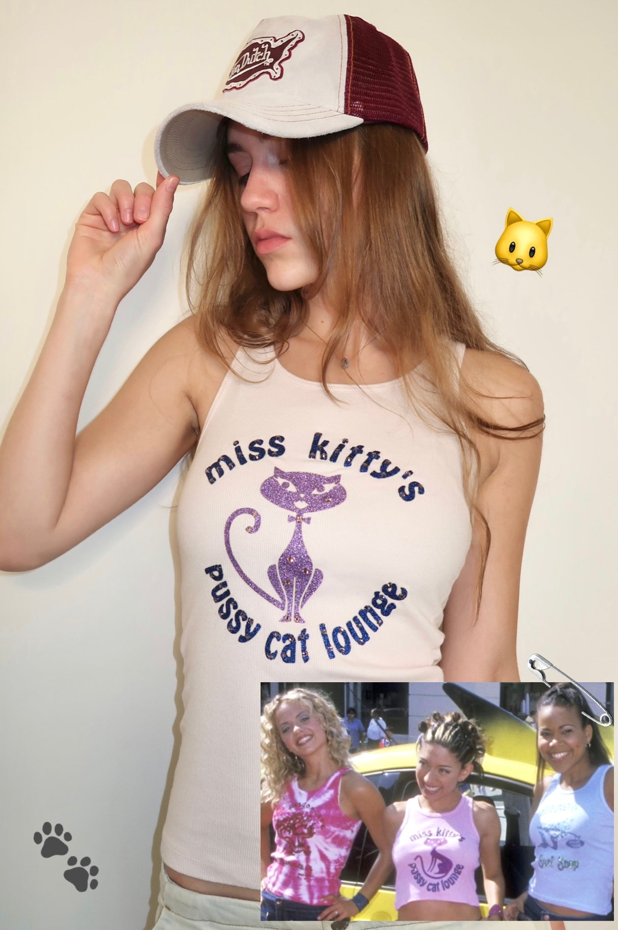 Y2K PUSSY CAT TANK