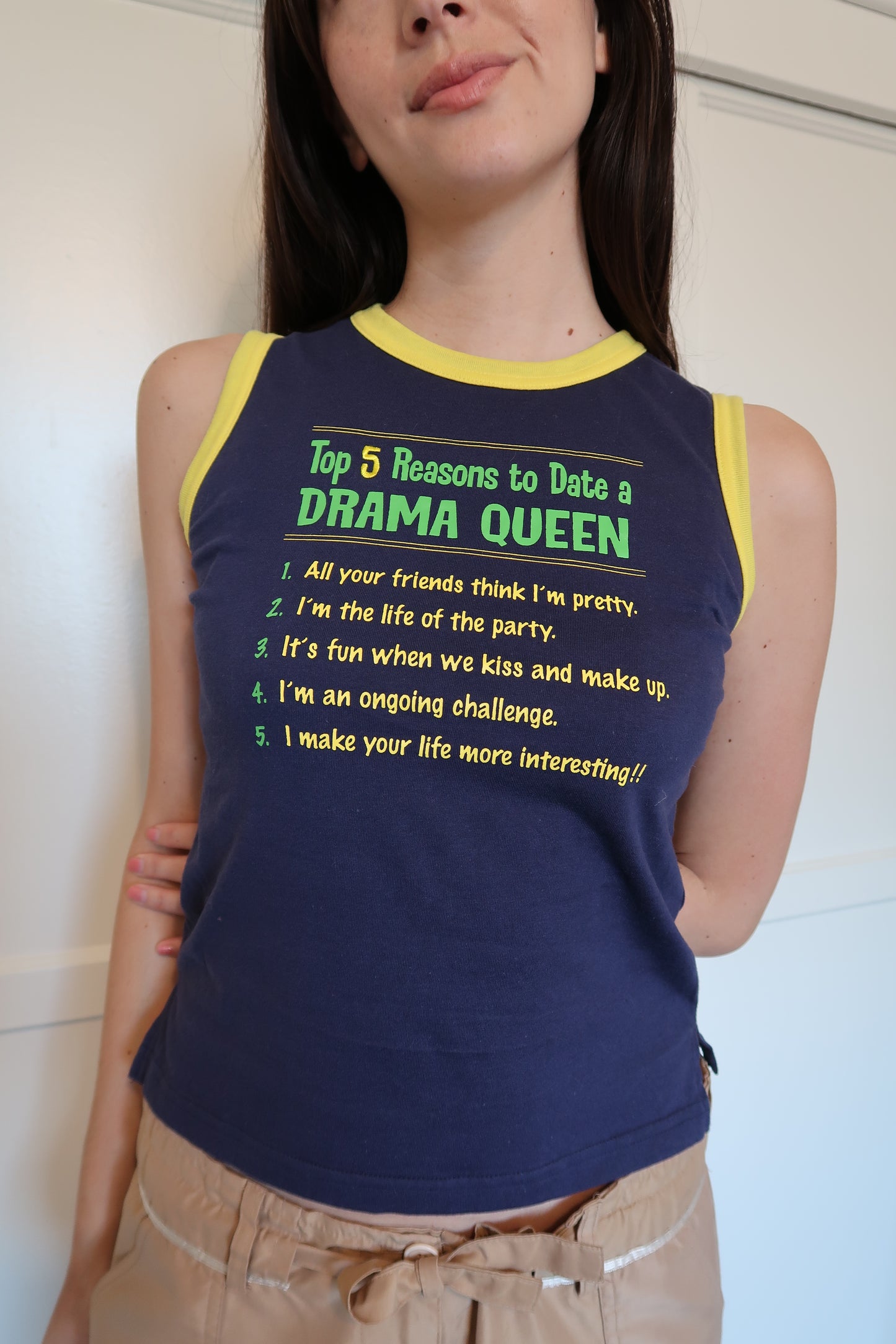 Y2K DRAMA QUEEN TANK