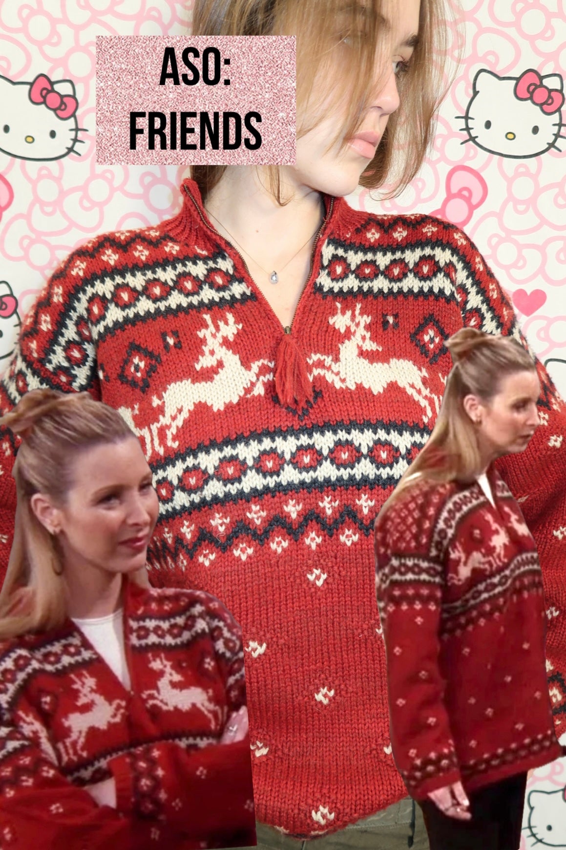 90s PHOEBE BUFFAY FRIENDS SWEATER